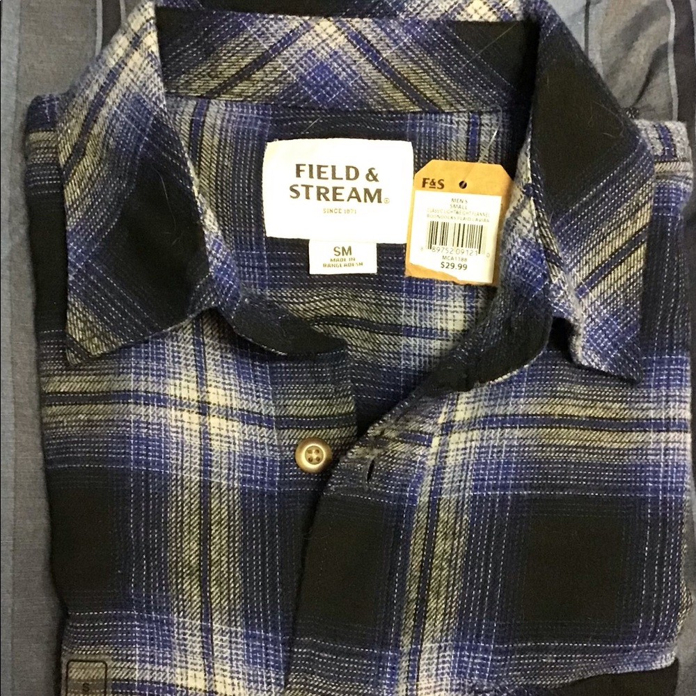 Men’s Field & Stream Flannel Shirt Size Sm